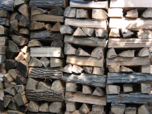 Barts Tree Service Log Pile